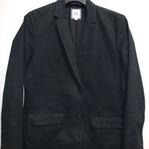 GAP men's black cotton blazer with stretch size Large